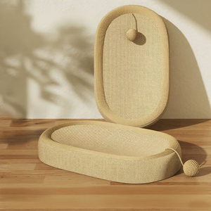 Papan goresan kucing besar, ramah lingkungan, sarang Sisal tahan lama Gerinda Modern pohon kucing klasik, hewan peliharaan tahan aus untuk kucing - Product Image 5