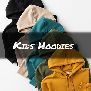 Sudadera con capucha informal para bebés y niños, Jersey personalizado de algodón y LICRA con bolsillo para niños y niñas - Product Image 5