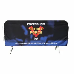 2024 Sports Event Double Side Printed Crowd Control Mesh Barrier Jackets Cover Banners