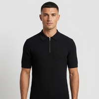 Pull-over en maille pour homme Jny Odm & Oem de haute qualité, à manches courtes, coupe ajustée, motif fantaisie, pour le printemps et l'été