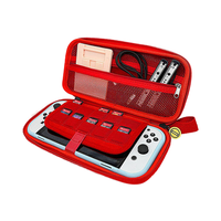 Sac de transport étanche en EVA rouge pour console de jeu Nintendo Switch OLED 2, personnalisé, antichoc, populaire, vente en gros, fabriqué en Chine
