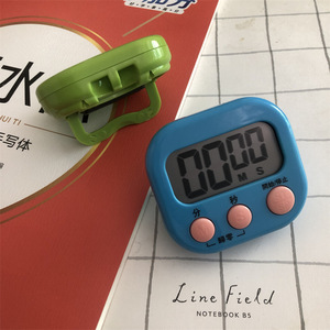 Electronic Timer 60 Min LCD Display Alarm Clock Easy Operation Square Kitchen Cooking Student Time Management - Product Image 3