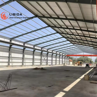 Edificio Industrial Prefabricado de Acero de Bajo Costo y Construcción Rápida, Tipo Taller o Almacén