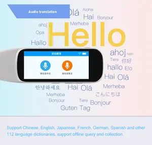 Tecnología inteligente portátil de 3,51 pulgadas, traducción de oraciones en inglés a francés, bolígrafo de notas, traductor de inglés a vietnamita