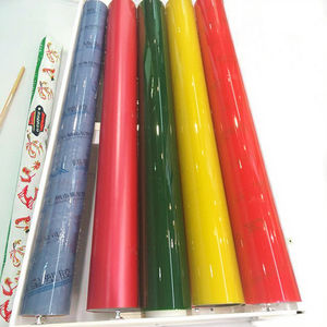 사용자 정의 투명 컬러 PVC 필름 시트 롤 광저우 투명 헤드 라이트 틴트 PVC 플라스틱 롤 스트레치 필름 - Product Image 1