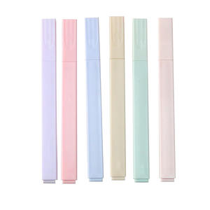 Juego de rotuladores fluorescentes con soporte para bolígrafo cuadrado de gran venta con punta Flexible de fibra para un dibujo suave - Product Image 6