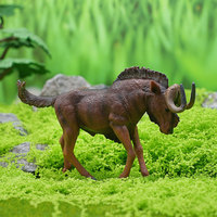 Figurines de bétail réaliste en PVC massif, best-seller transfrontalier : Gnou, Antilope, Bovin – Décoration de maternité et de maison