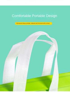 Disposable Insulated Non-woven Food Cake Cooler Bag Foldable Portable Takeout Bag with Zipper Closure - Product Image 4