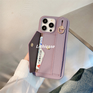 Étui de téléphone Lichicase avec dragonne et béquille tendance pour Oppo Find X9 X9 Pro, coque arrière en cuir pour téléphone portable - Product Image 6