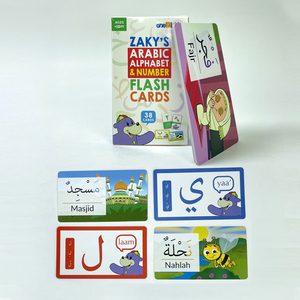 Tarjetas de Aprendizaje del Alfabeto <span class=keywords><strong>para</strong></span> Niños, Tarjetas de Memoria Impresas Personalizadas, Tarjetas de Memoria Personalizadas de Alta Calidad en Árabe - Product Image 2