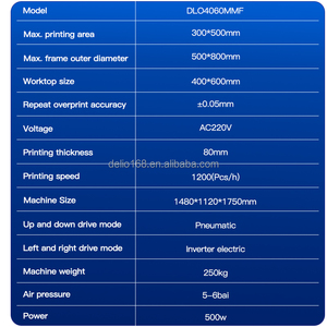 Tự Động Kích Thước Lớn Màu Duy Nhất Chạy Bảng Lụa Màn Hình Máy In Máy Cho Bánh Pizza Hộp Vải Phẳng Bảng Túi Thùng Carton - Product Image 5