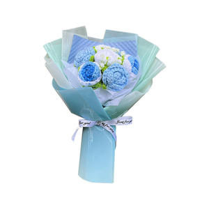 Regali Personalizzati Creativi, Fiori di Girasole Lavorati a Mano, Nuovi Regali Creativi in Lana e Cotone per Matrimoni e Compleanni, Artificiali - Product Image 1