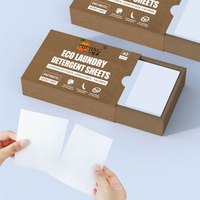Prix d'usine, vente en gros de bandes de lessive biodégradables, feuilles de lessive