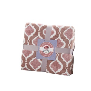 DONGFANG super doux 100% Polyester <span class=keywords><strong>minky</strong></span> lait velours <span class=keywords><strong>rose</strong></span> couvertures bébé - Product Image 1
