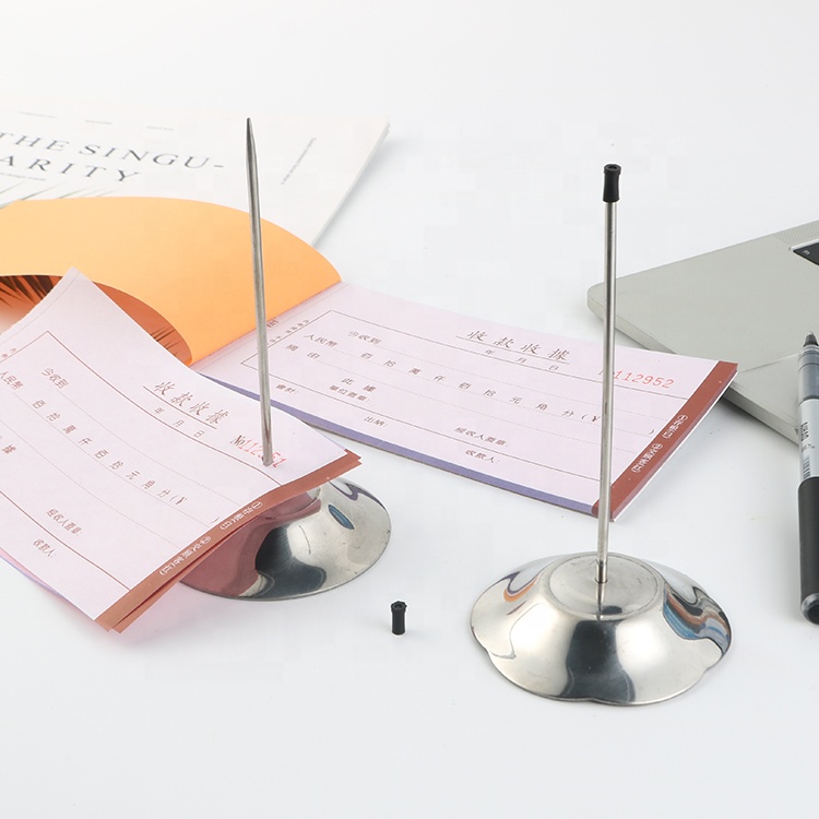 Нержавеющая сталь лист блокнота держатель держателя для получения Билл шип