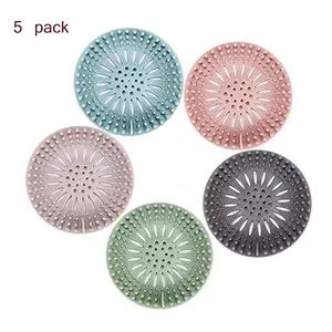 Round hair filter plug Hair catcher sho tub kitchen and bathroom Protetor ralo TPR sink drain strainer filter sink drain