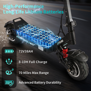 2026 Hot Selling AMAKOU X7 APP 9000W Brushless 100km/h High-Speed <b>Scooter</b> 72V40AH Lithium Battery X7 High-Speed Performance - Product Image 4