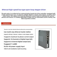 Controlador de Motor Paso a Paso de Doble Eje EtherCAT, Accionamiento de Motor de Bucle Abierto, 16 Entradas, 8 Salidas, Bus de Campo Industrial para Modelos de Control Automatizado