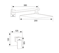 Mitigeur de douche en acier inoxydable 304 doré pour salles de bain, ensemble de robinetterie de douche murale encastrée