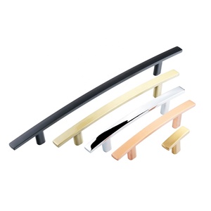 现代弧形手柄厨房橱柜衣柜拉手家具梳妆台抽屉卧室户外拉手 - Product Image 5