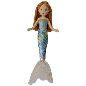 Супер Мягкая кукла русалка Подушка Милая принцесса тряпичная кукла плюшевая игрушка для девочек фантазия возраст 2-14 + подарок для девочек - Product Image 6