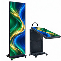 Fabricant d'écrans LED, écran pliable flexible P1.25-P2.5, écran LED autoportant GOB pour affichage publicitaire rechargeable