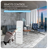 Moteur de rideau électrique Tuya Wifi 2.0Nm pour salon, Bluetooth, supporte une charge de rail de rideau de 50 kg, compatible Yandex Google