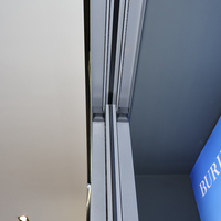Ventanas Corredizas Antirrobo de Aluminio con Aislamiento Térmico, Certificación CE y Energy Star, para Hoteles, Escuelas, Villas, Salas de Estar y Cocinas