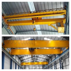 10 Ton 20 Ton 30 Ton 50 Ton Headroom rendah pengendali jarak jauh <span class=keywords><strong>Double</strong></span> <span class=keywords><strong>Girder</strong></span> gaya Eropa jembatan Crane peralatan pengangkat - Product Image 2