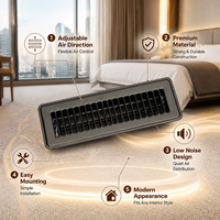 Grille d'aération de sol 3*10 de haute qualité, direction de l'air réglable, ventilation silencieuse, pour maison et bureau, produit de ventilation CVC, achat en gros