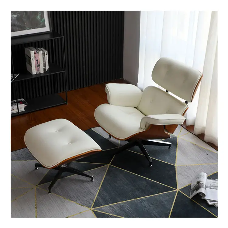 Sofá de cuero nórdico moderno, silla individual minimalista ligera de lujo para apartamento pequeño, sala de estar, dormitorio, ocio, tigre