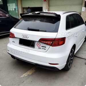 Alerón de techo estilo Oettinger para Audi A3 S3 Hatchback 2014-2020, alerón trasero de plástico ABS de alta calidad para el techo del maletero. - Product Image 3