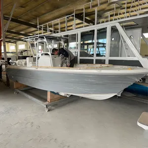 Germnay perahu pancing bahan Aloi serat kaca, perahu mewah untuk memancing di kapal pesiar kabin mewah