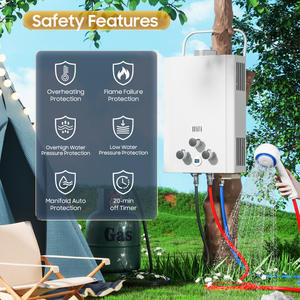 5L 6L Tankless Propane LPG Natural <strong>Gas</strong> Geyser Portable Camping Shower Hot Boiler <strong>Water</strong> <strong>Heater</strong> - Product Image 6