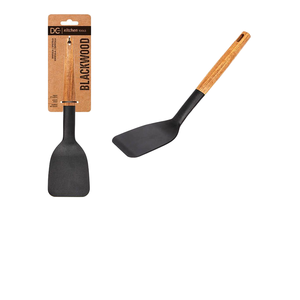 DC Kitchen <b>Tools</b> Blackwood Spatula Wooden Handle <b>Silicone</b> Blade Nonstick Utensil - Product Image 1