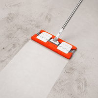 Ensemble serpillière et seau en microfibre pour nettoyage des sols, serpillière plate en microfibre, serpillière rotative à vapeur pour le nettoyage des sols MEY001