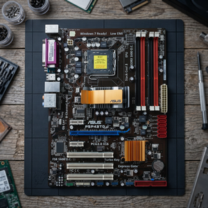 Placa Base AsusP5P43TD para Overclocking, Compatible con 775 Pines, RAM DDR3 de 16GB Máx., Almacenamiento SATA, Puertos PCI-Express - Product Image 2