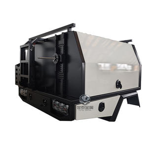 Auvent et plateau UTE avec boîte à outils à 3 portes et tiroir arrière Plateau en aluminium étanche en vente - Product Image 3