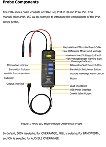 Sonda Diferencial de Alta Presión Rigol PHA0150 RP1025D RP1050D RP1100D PHA2150 PHA1150 - Product Image 2