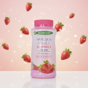 Gomitas de Fresa de Marca Privada con Vitaminas para Mujeres, Favorecen la Salud del Cabello, la Piel y las Uñas, Gomitas de Biotina para el Crecimiento del Cabello, Uñas y Piel - Product Image 6