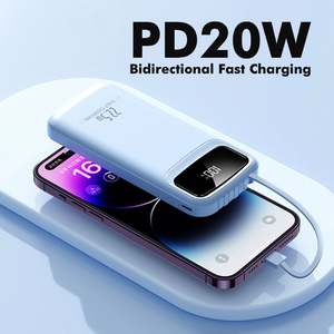 Banco de Energía Portátil de 10000 mAh con Carga Rápida, 4 Cables Integrados y Pantalla LED, en Oferta - Product Image 4