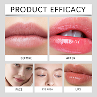 Baume hydratant multi-usage portable au collagène pour le visage, texture lisse, pour peaux à tendance acnéique, équilibre du sébum, hydratation quotidienne