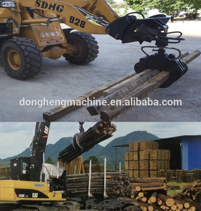 Kinger อุปกรณ์ไฮดรอลิกแบบท่อน<span class=keywords><strong>ไม้</strong></span> Grapple แบบหมุน360สำหรับ<span class=keywords><strong>รถ</strong></span>ตักดินขนาดเล็ก - Product Image 5