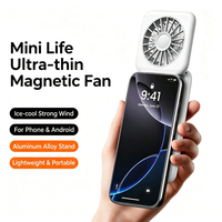 Nouveau mini ventilateur portable multifonctionnel pour le cou, 3 vitesses, 2000 mAh, rechargeable, pliable, ventilateur personnel à main avec support magnétique