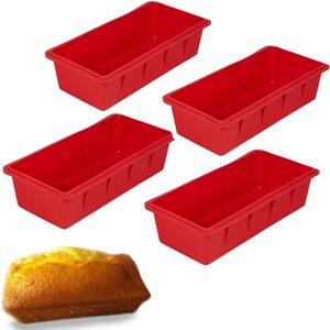 Red Silicone <b>Cake</b> <b>Mold</b> 25x13x6.5 Cm Non Stick For Baking <b>Cakes</b> - Product Image 6