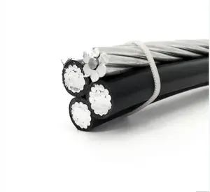 Aluminum Conductor XLPE/PE Insulation Cable 3+1 Structure ABC Cable
