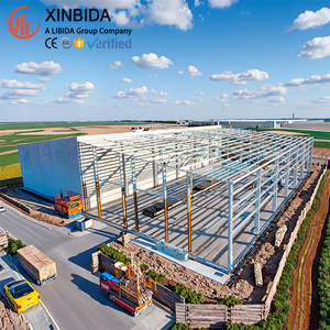 מודרני שתי קומות 1 שנה אחריות-תוצרת סין טרומית מבנה מחסן תעשייתי בניין מחסן תעשייתי - Product Image 3