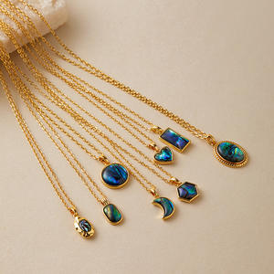 Collar con Colgante <span class=keywords><strong>de</strong></span> Acero Inoxidable al por Mayor para Mujer, Diseño Versátil <span class=keywords><strong>de</strong></span> Corazón con Cielo Estrellado, Zirconia Cúbica Tallada en Corazón, Diseño Gráfico <span class=keywords><strong>de</strong></span> Tela <span class=keywords><strong>de</strong></span> Octubre - Product Image 6