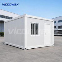VICDOWEX Maison conteneur préfabriquée multi-unités en kit pour bureau modulaire, entrepôt et logement