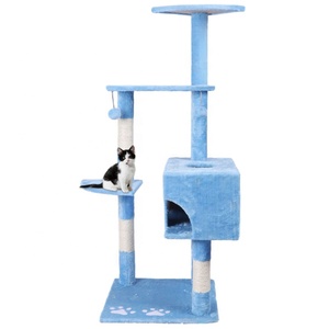 Venta al por mayor tamaño pequeño gato escalador apartamento Torre gato árbol - Product Image 4